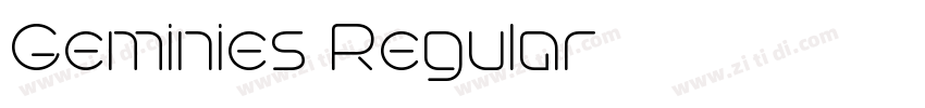 Geminies Regular字体转换 Geminies Regular字体转换